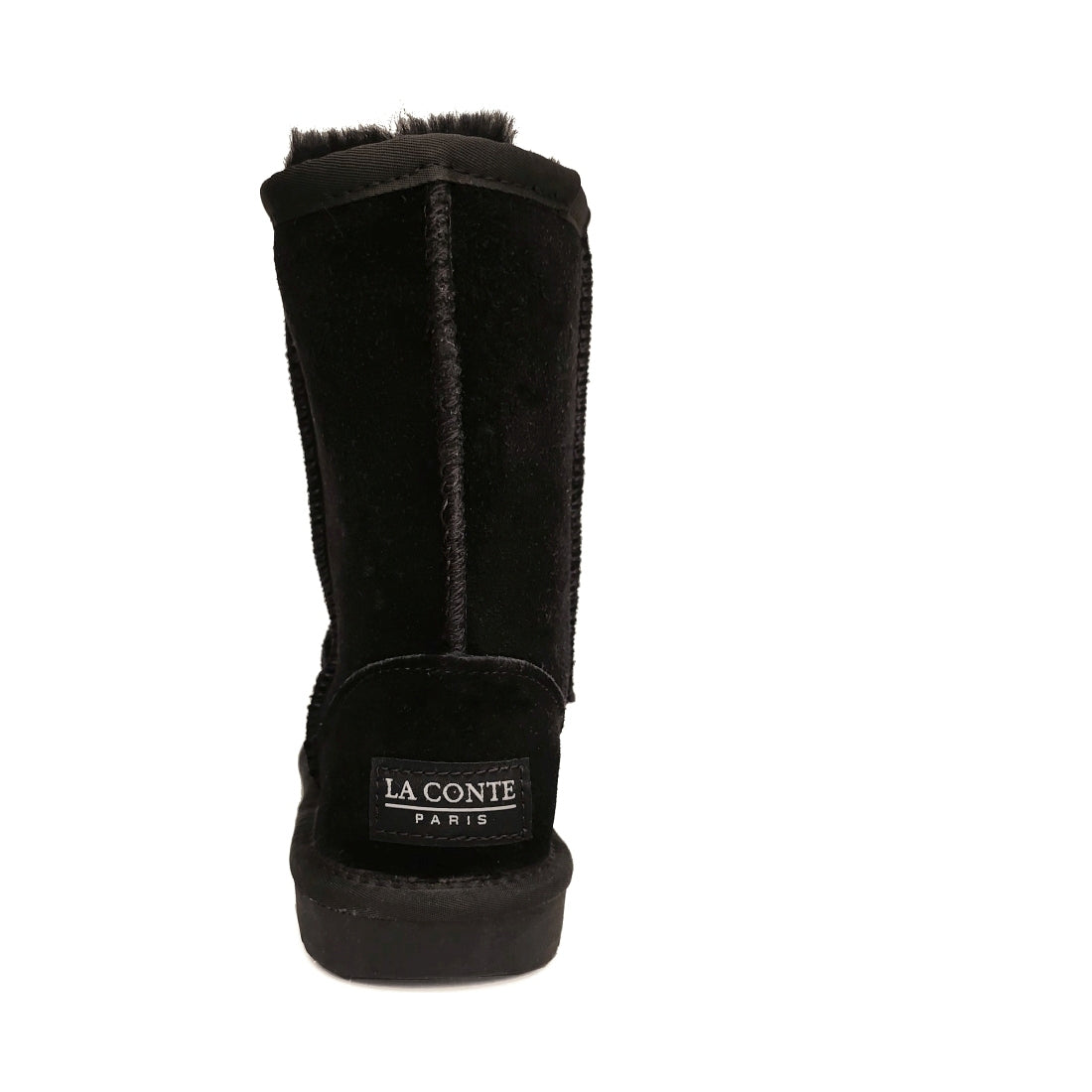 black casual closed warm boots