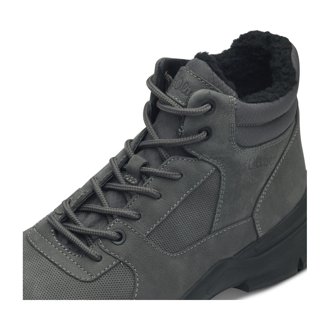 leisure trainers dark grey