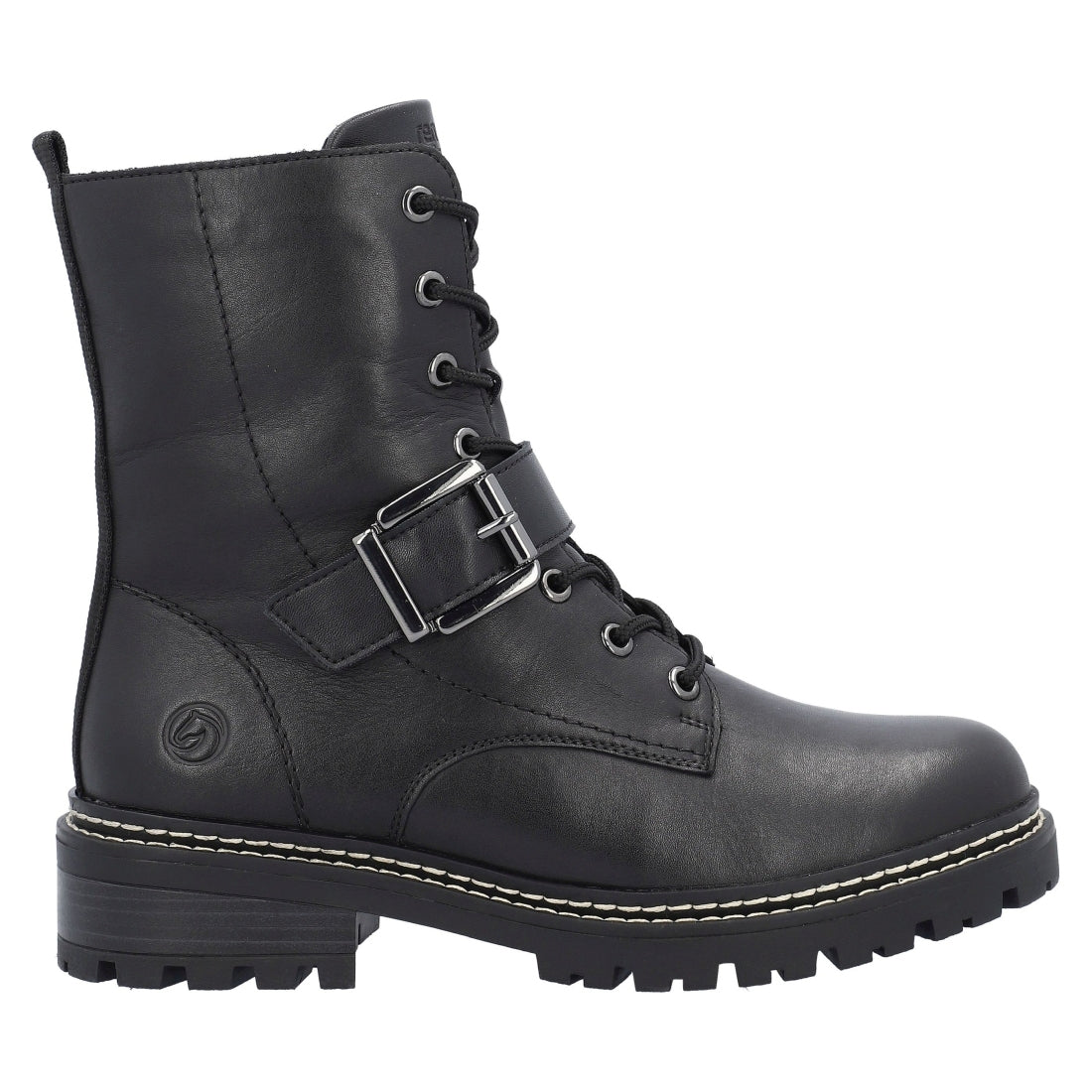 black casual closed ladies mid height boots