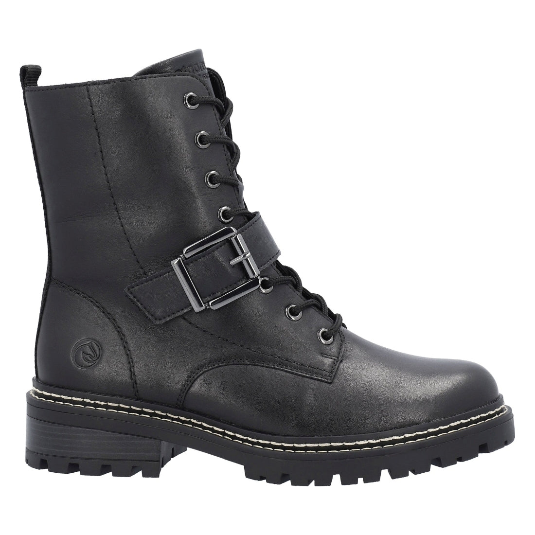 black casual closed ladies mid height boots