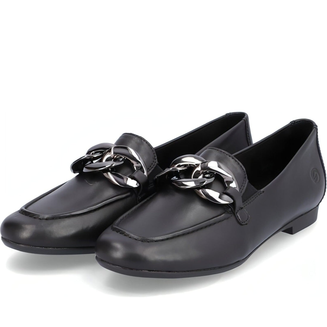 black casual closed ladies shoes