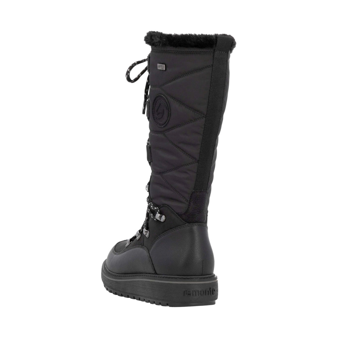 black casual closed ladies' boots