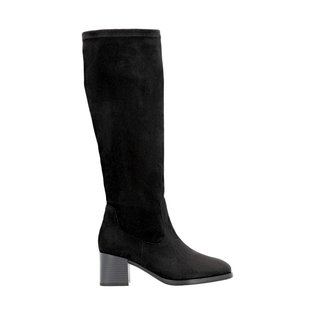 black elegant closed ladies' boots