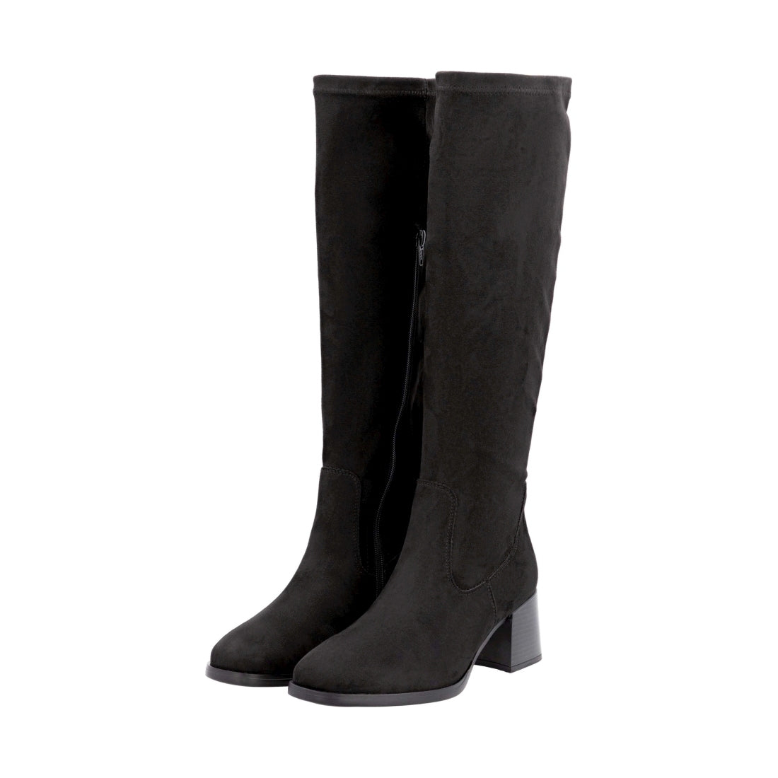 black elegant closed ladies' boots