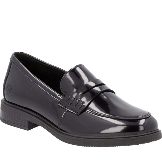 black elegant closed ladies shoes