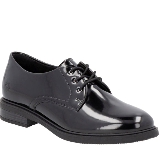 black elegant closed ladies shoes