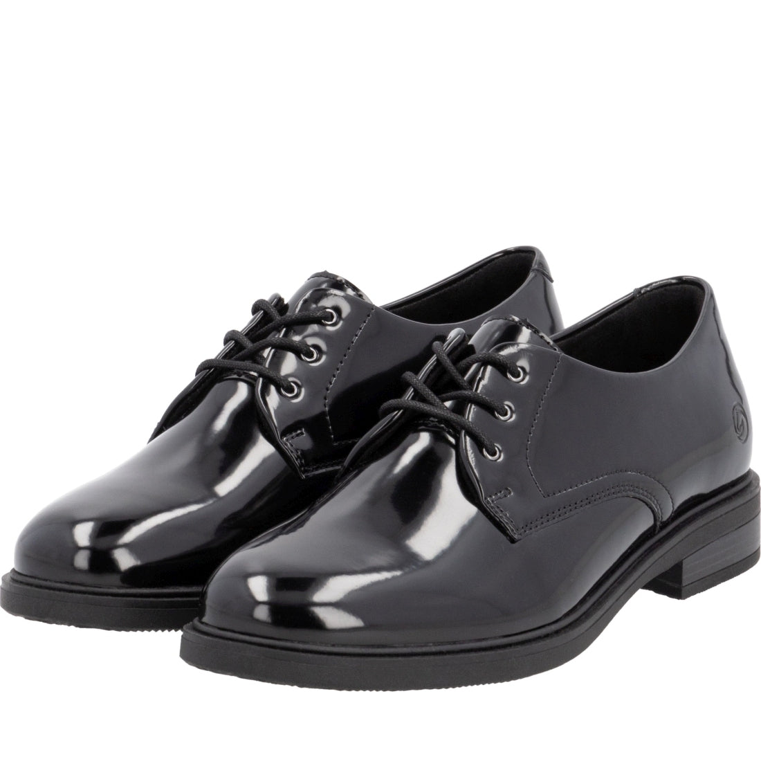 black elegant closed ladies shoes