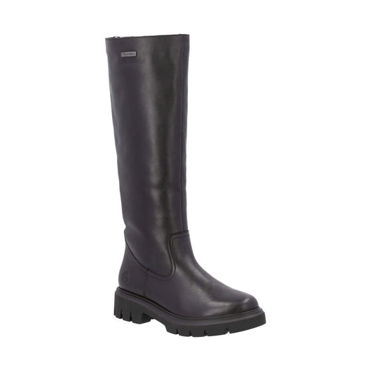 black elegant closed ladies' boots