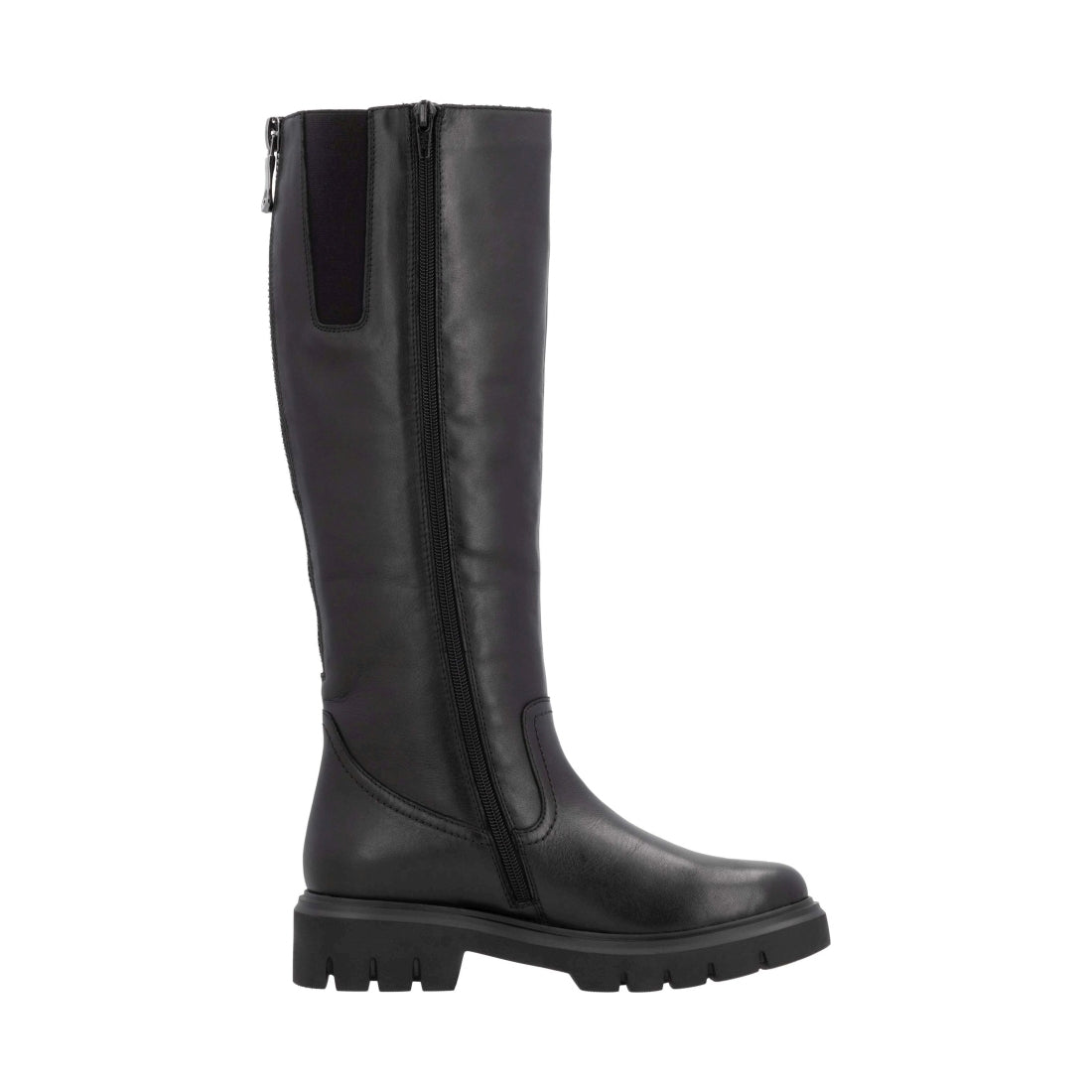 black elegant closed ladies' boots