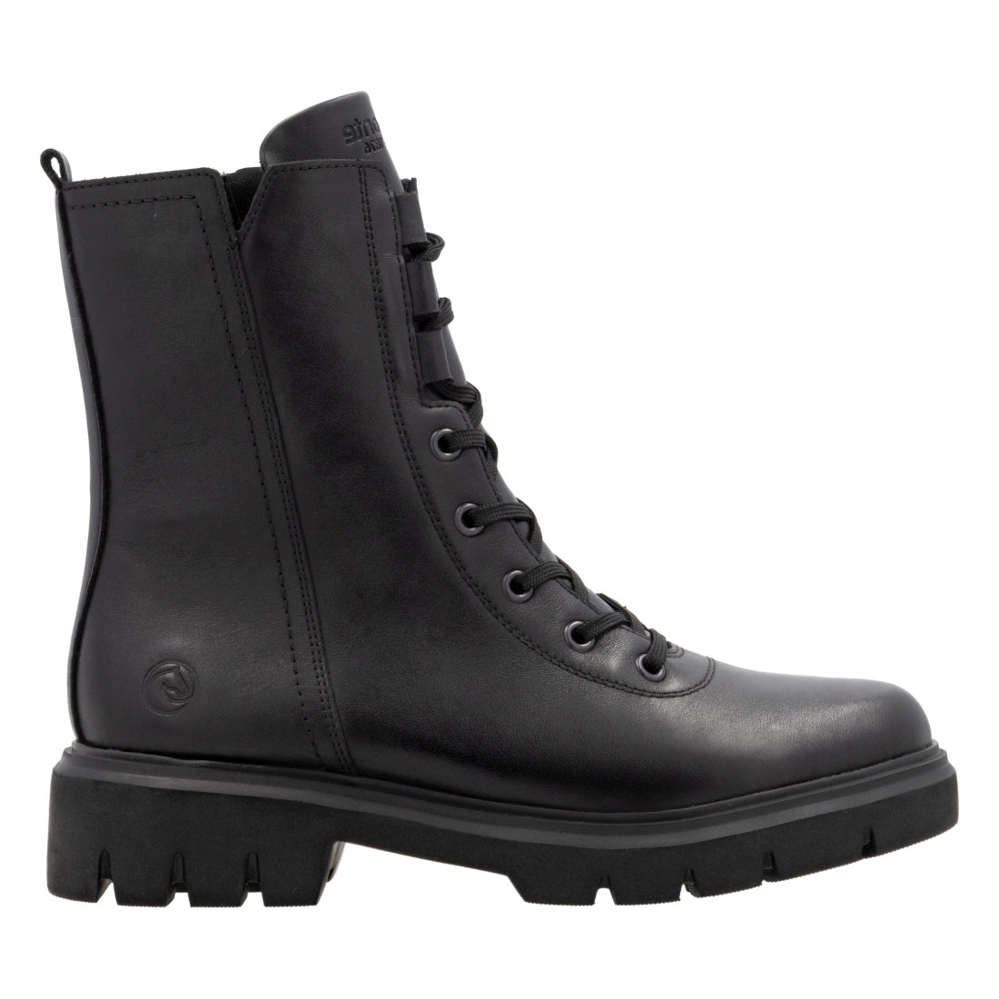 black casual closed ladies mid height boots