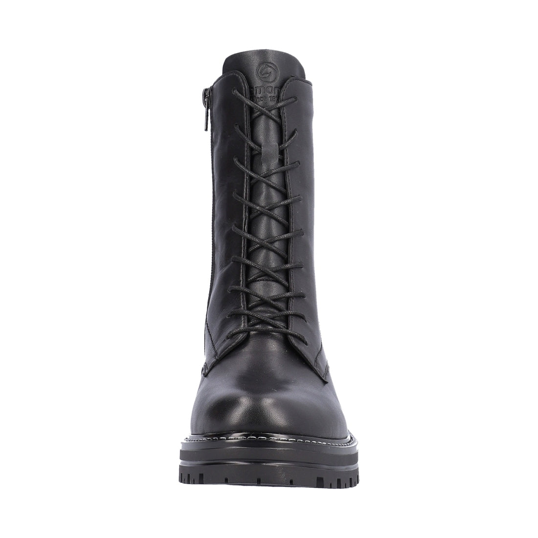 black casual closed ladies mid height boots