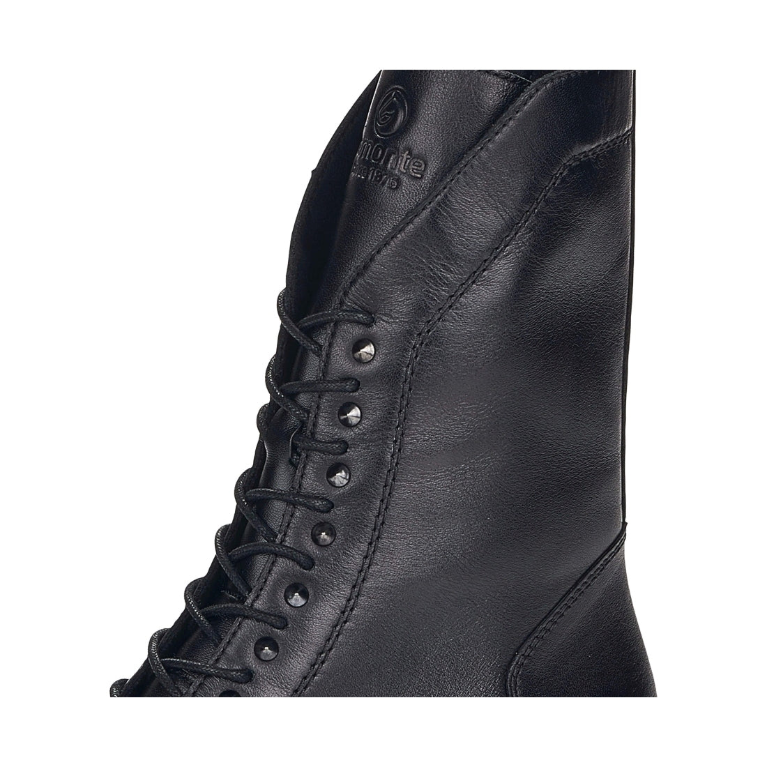 black casual closed ladies mid height boots