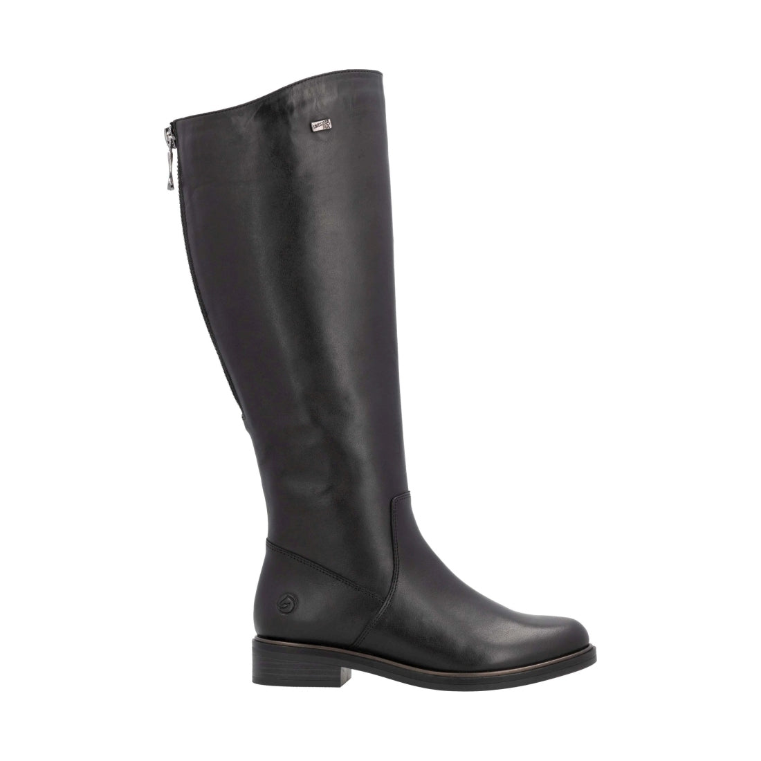 black elegant closed ladies' boots