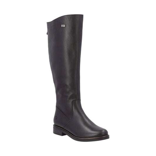 black elegant closed ladies' boots