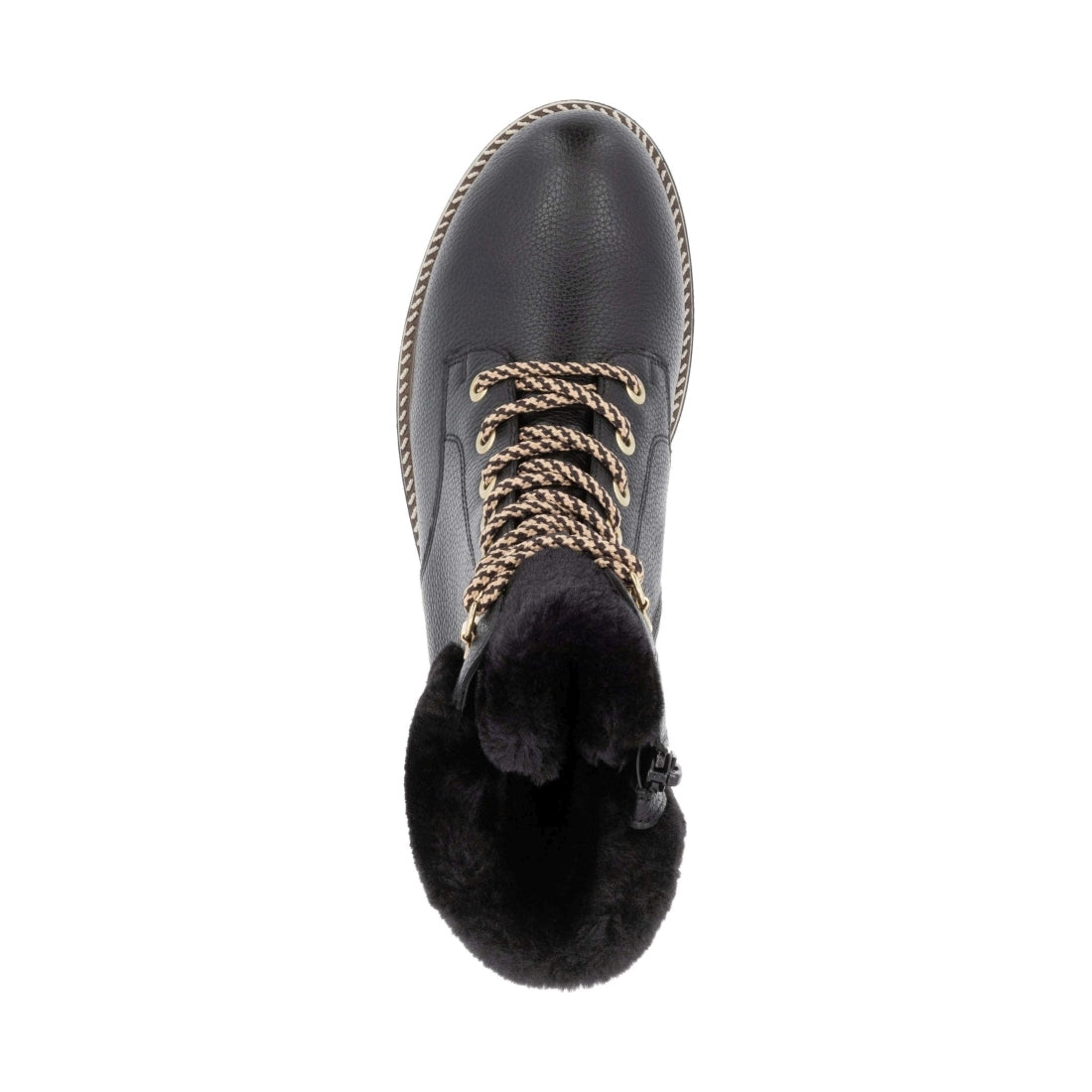 black casual closed ladies mid height boots