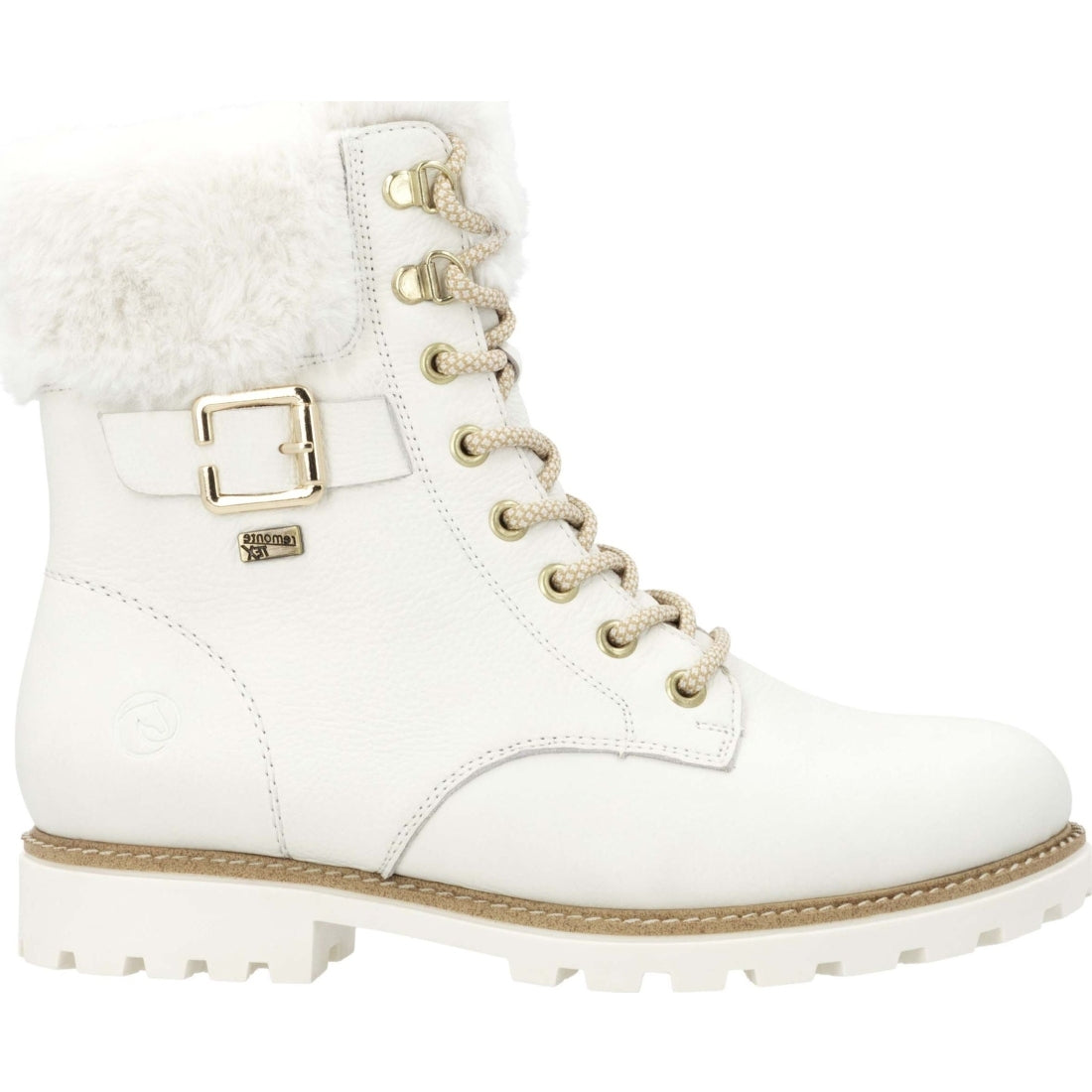 white casual closed ladies mid height boots