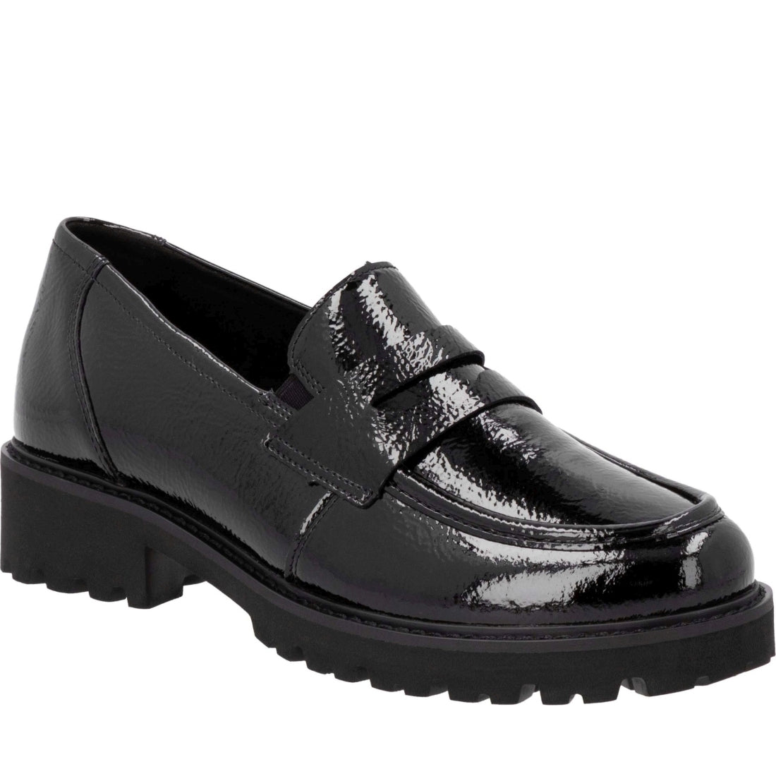 black elegant closed ladies shoes