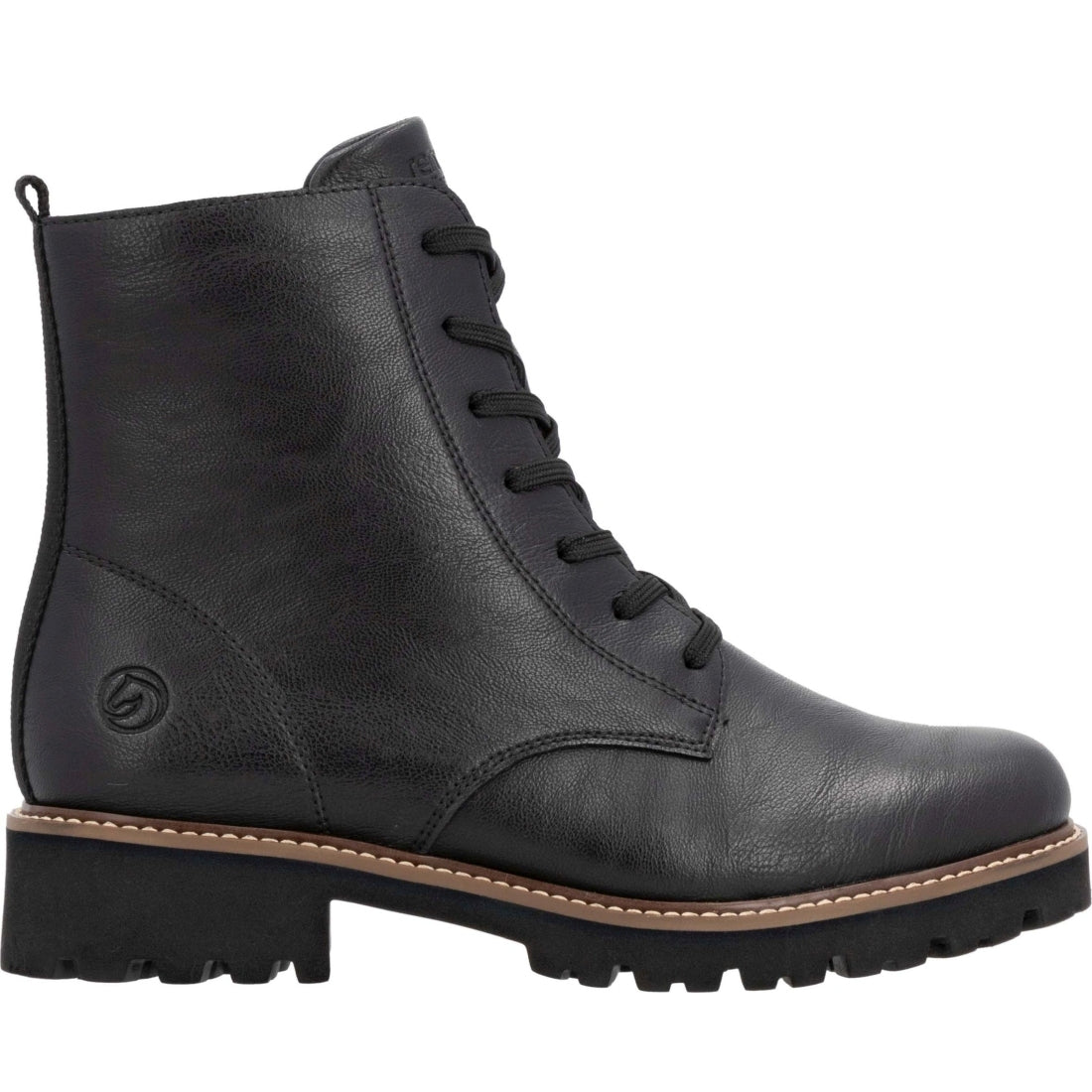 black casual closed ladies mid height boots