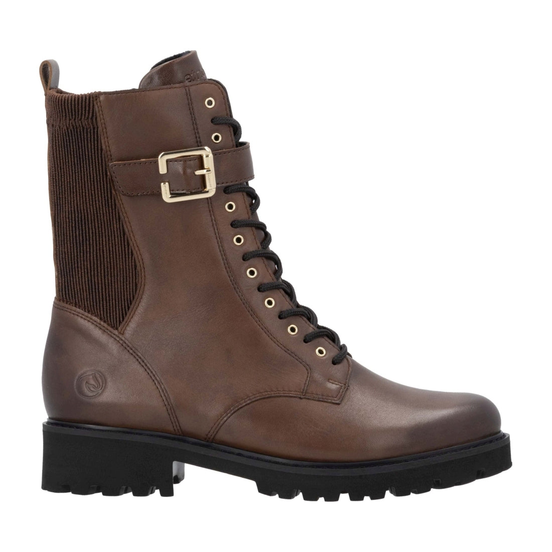 brown casual closed ladies mid height boots