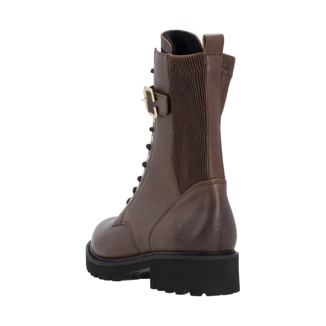 brown casual closed ladies mid height boots