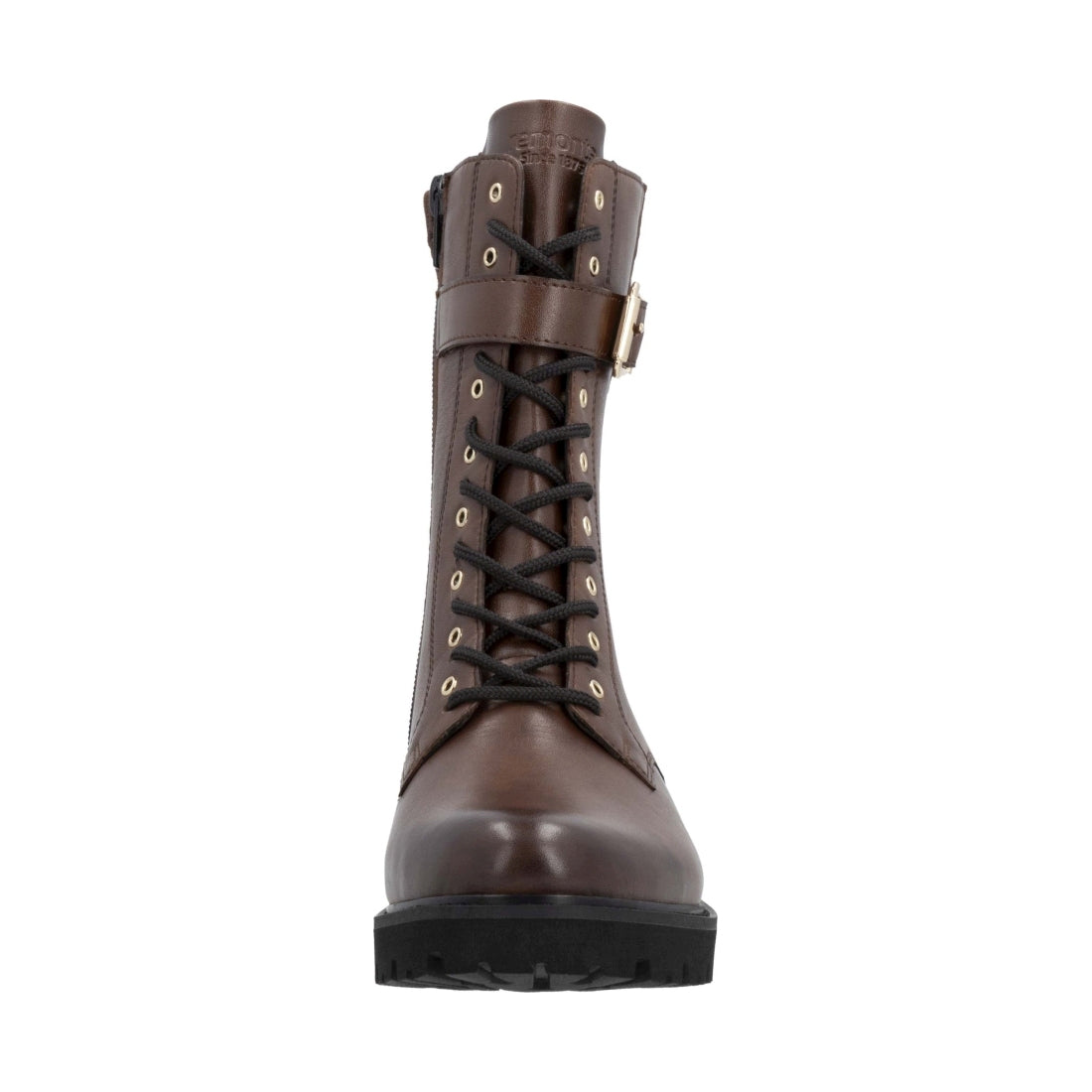 brown casual closed ladies mid height boots