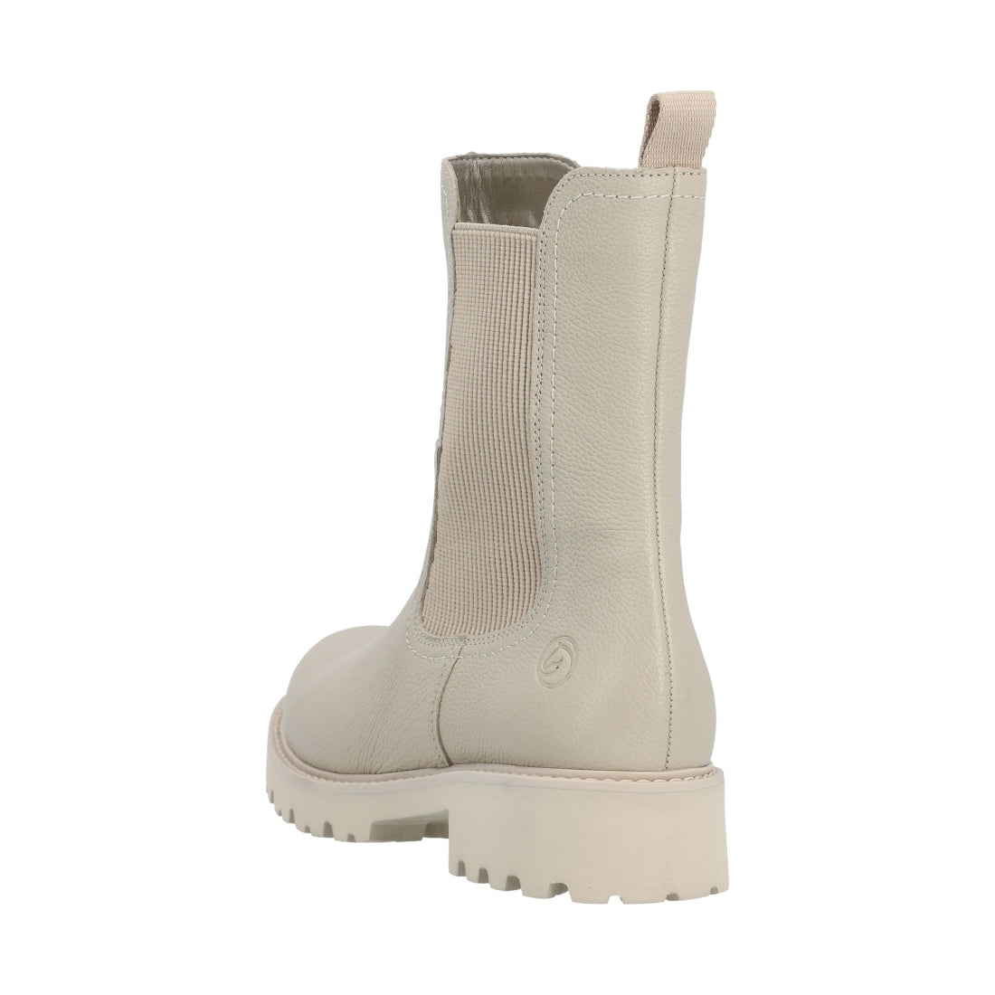 beige casual closed ladies mid height boots