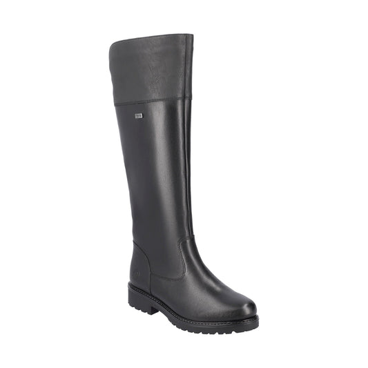 black elegant closed ladies' boots