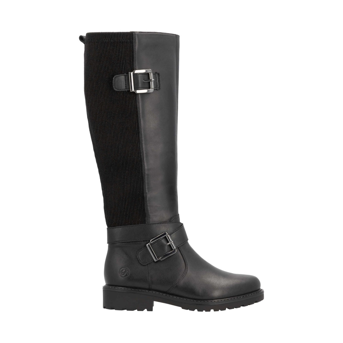 black elegant closed ladies' boots