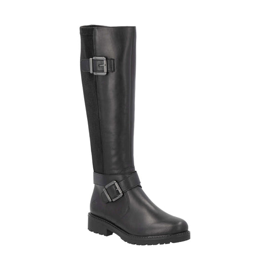 black elegant closed ladies' boots