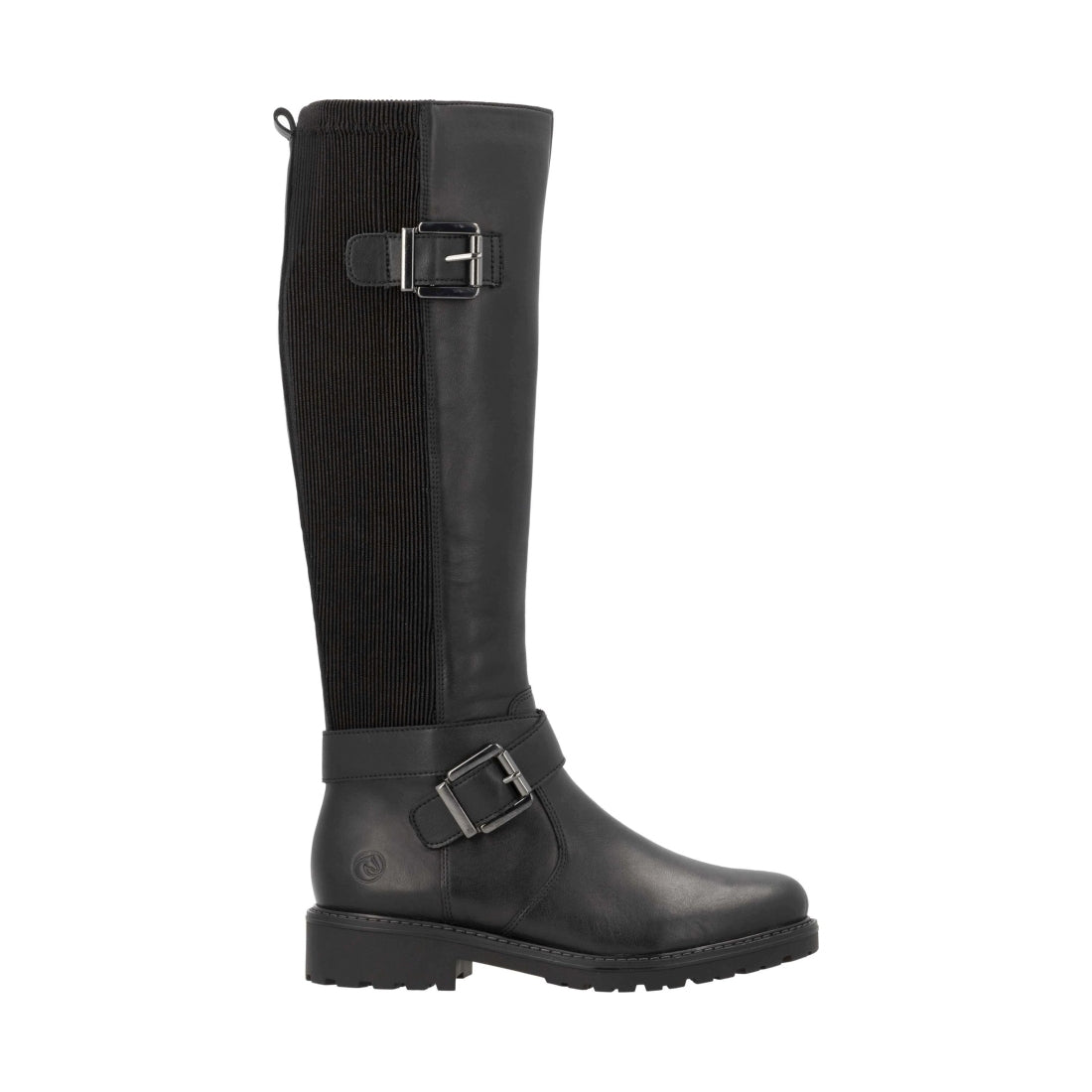 black elegant closed ladies' boots