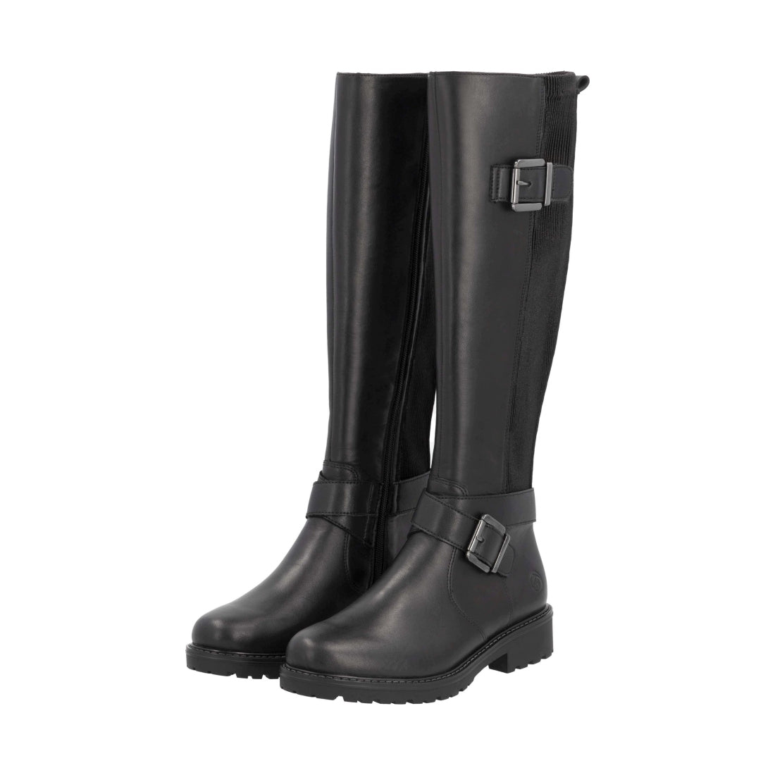 black elegant closed ladies' boots