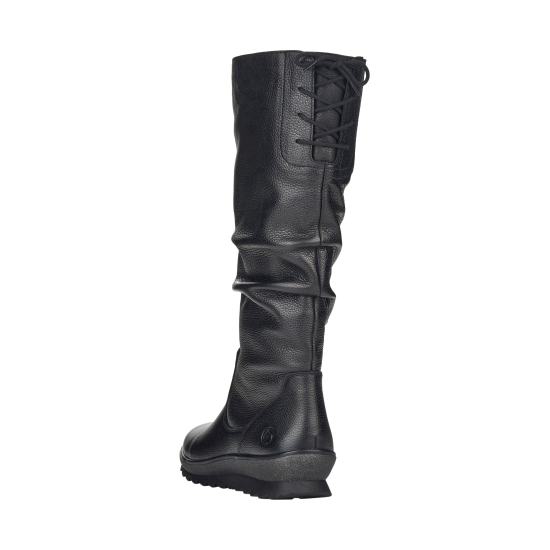 black casual closed ladies' boots