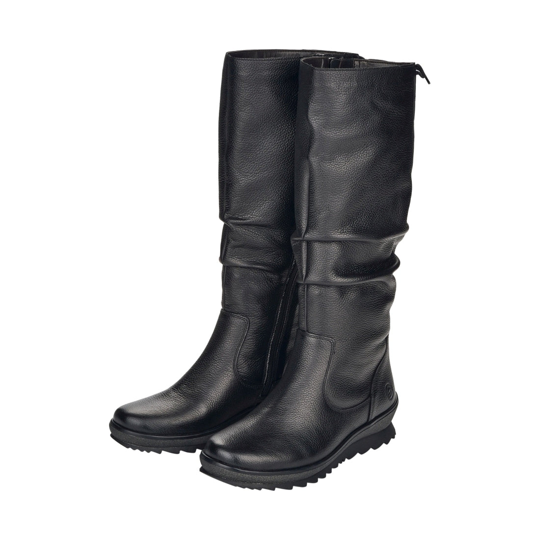 black casual closed ladies' boots