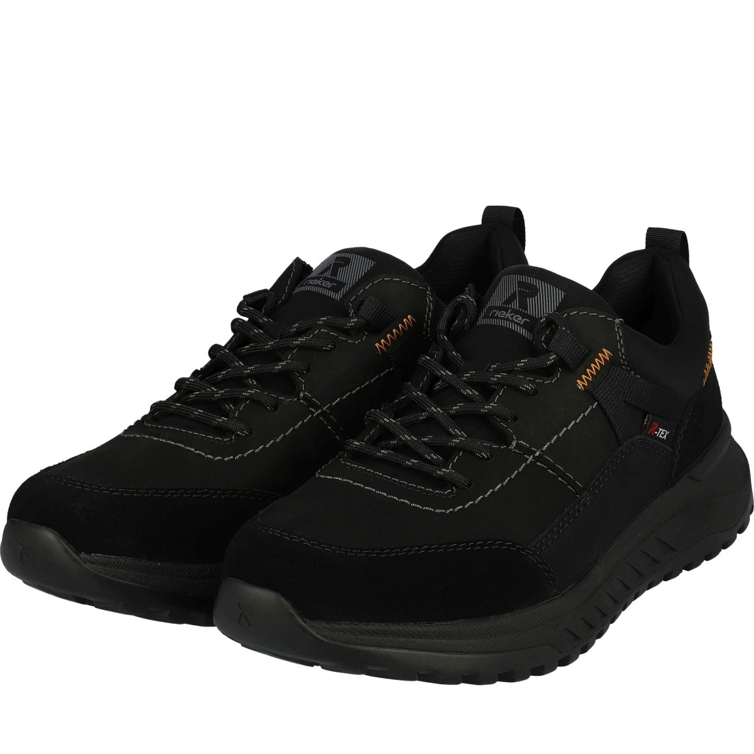 black casual closed men's shoes