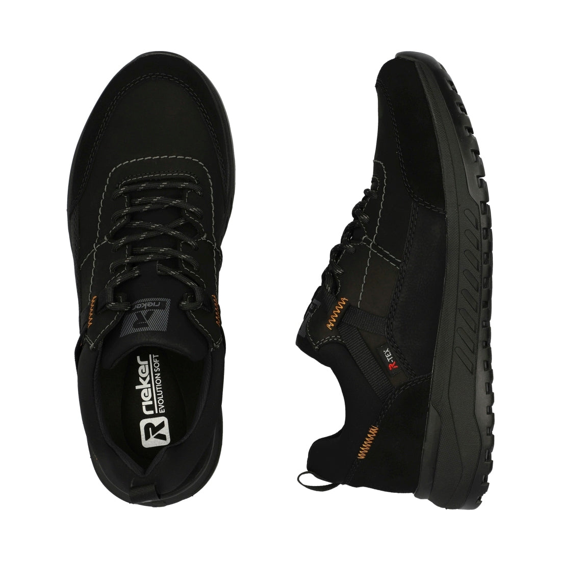 black casual closed men's shoes