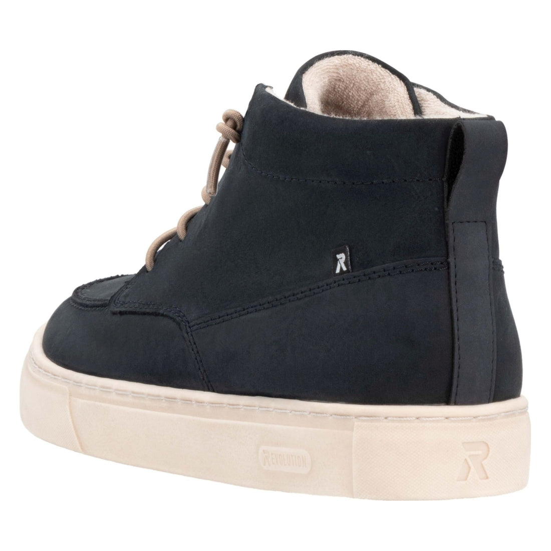 blue casual closed men's boots