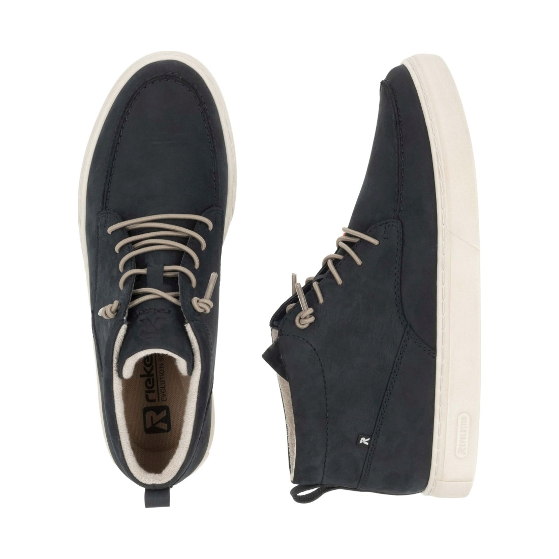 blue casual closed men's boots