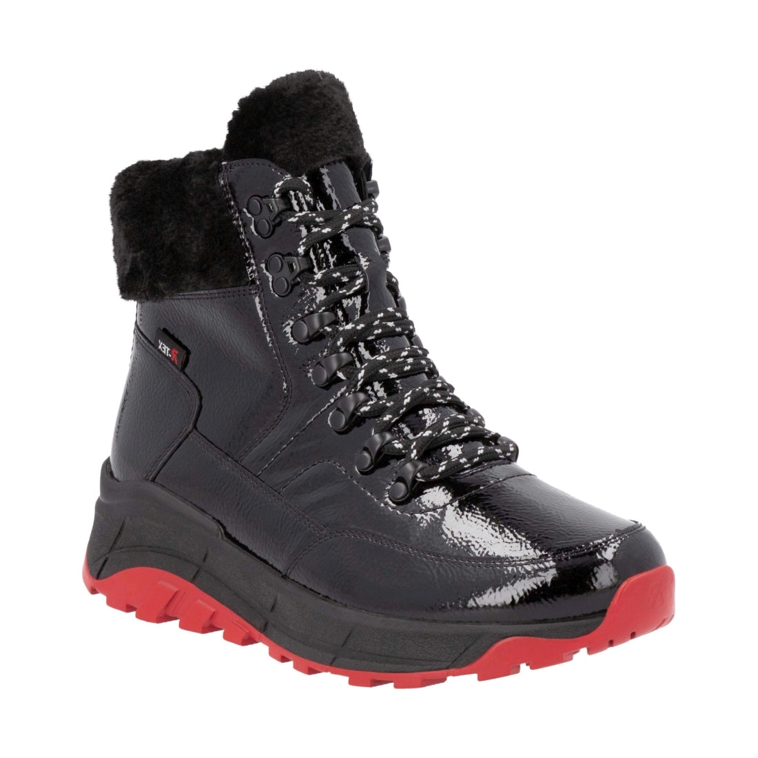 black casual closed ladies mid height boots