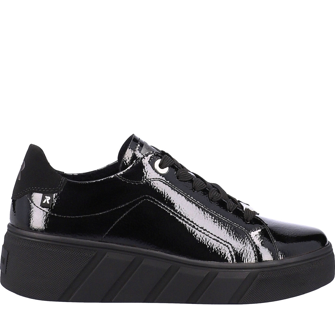 black casual closed ladies shoes