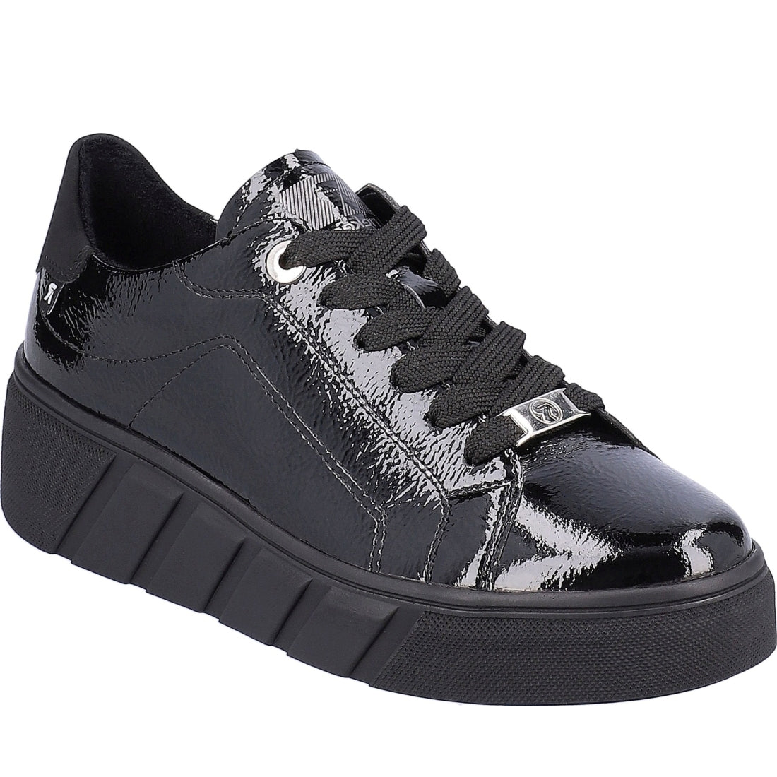 black casual closed ladies shoes