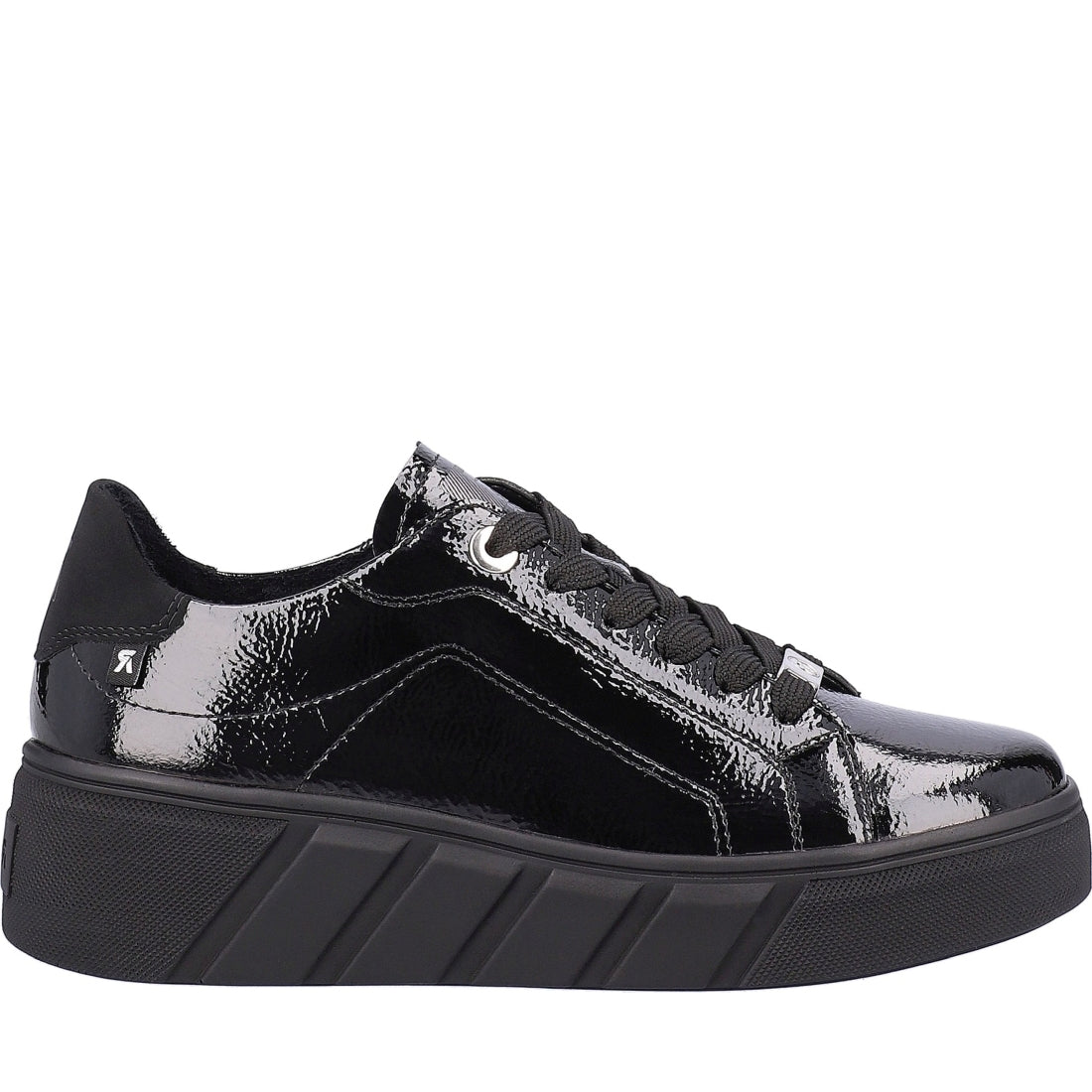 black casual closed ladies shoes