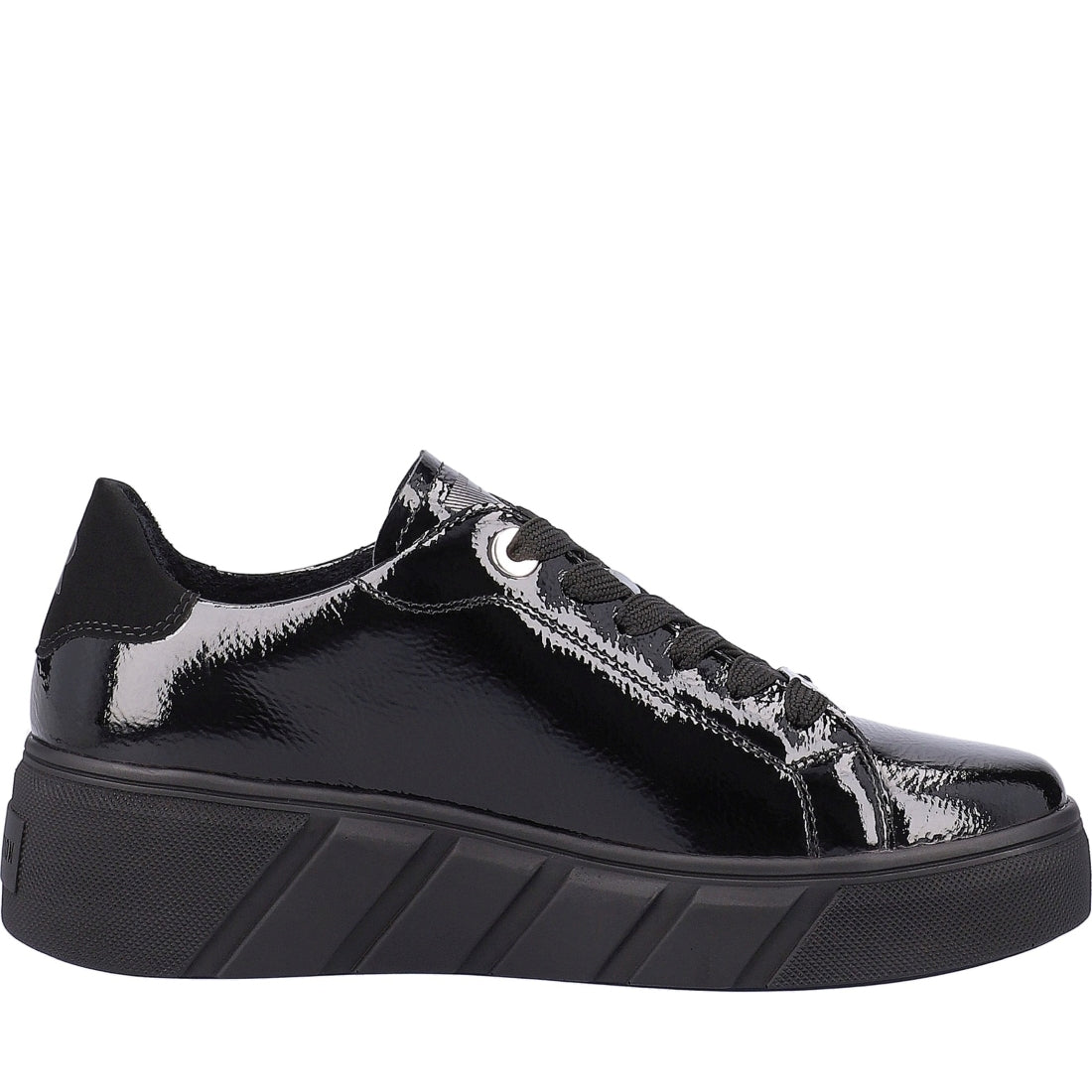 black casual closed ladies shoes