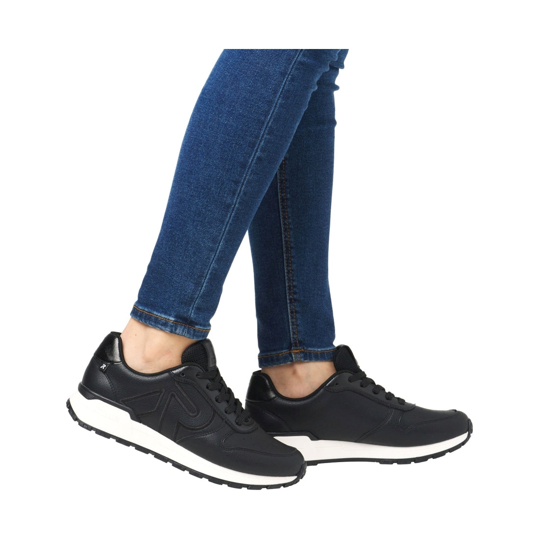 black casual closed ladies shoes