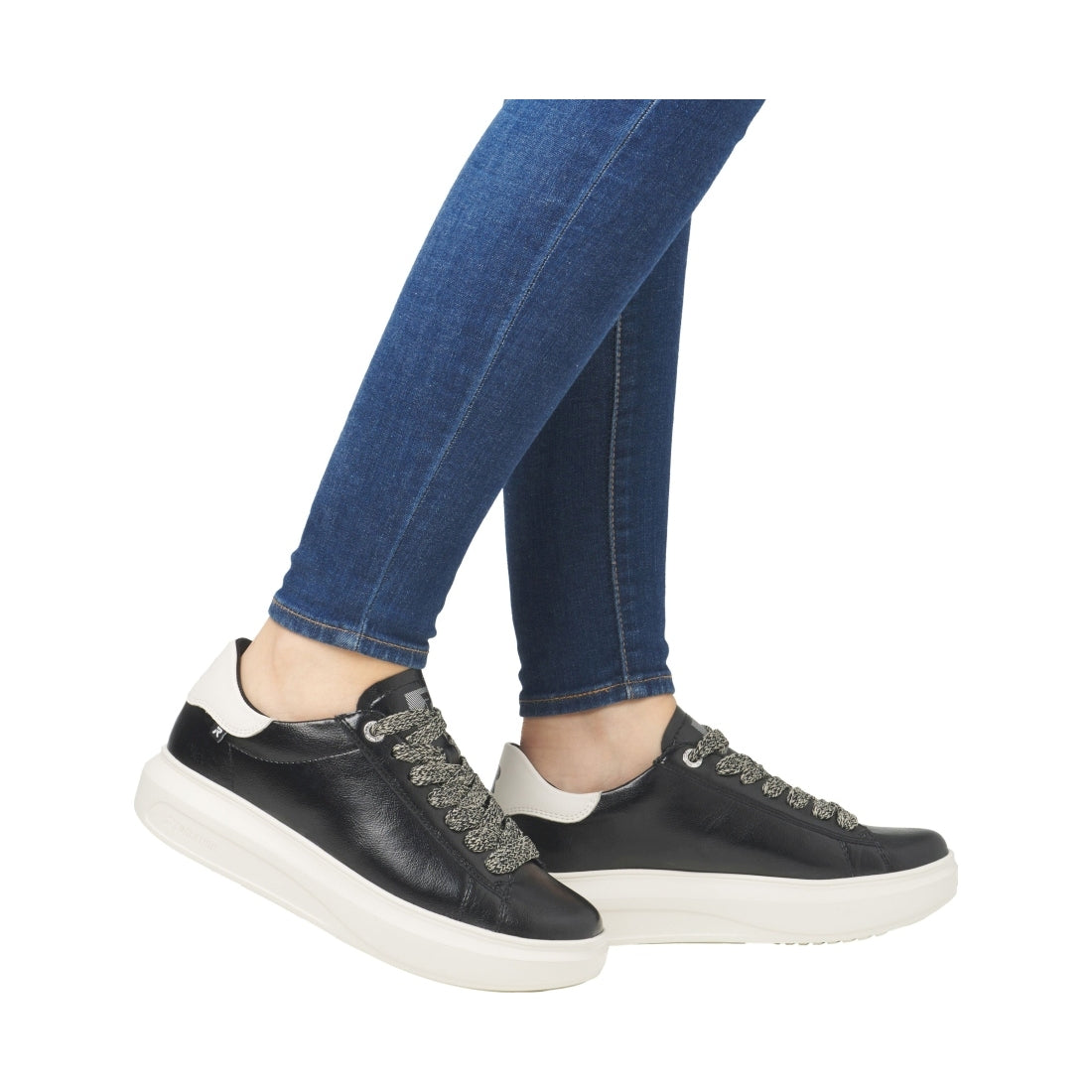 black casual closed ladies shoes