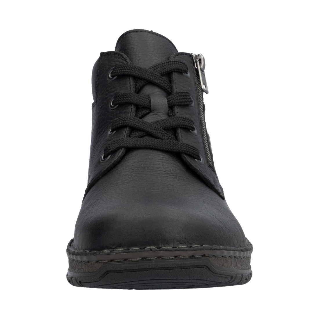 black casual closed men's boots