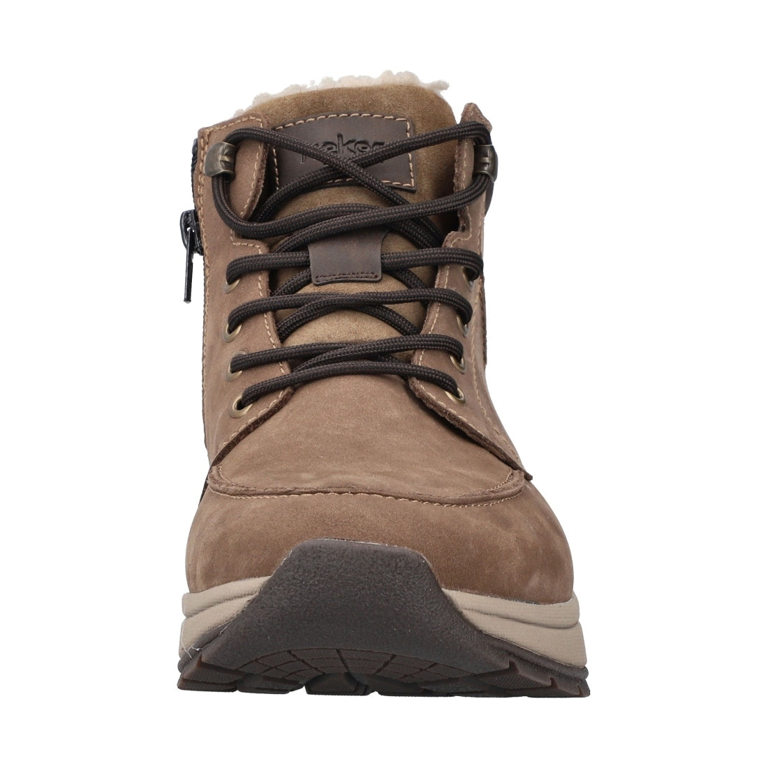 brown casual closed men's boots