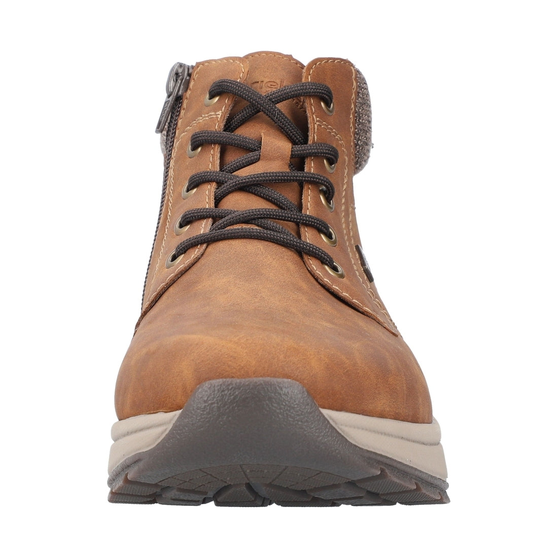 brown casual closed men's boots