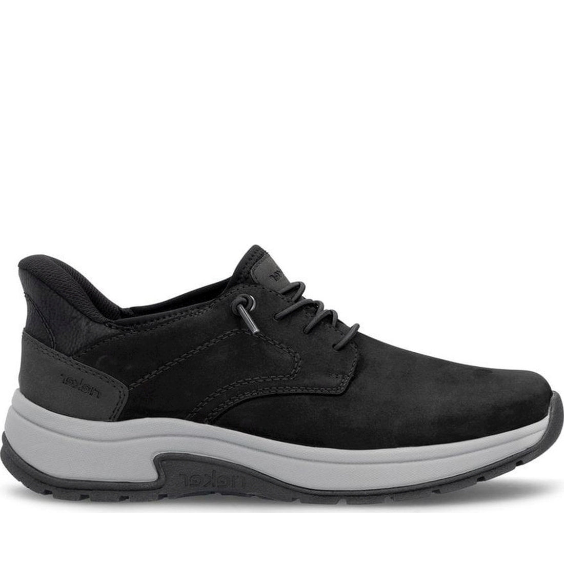 black casual closed men's shoes