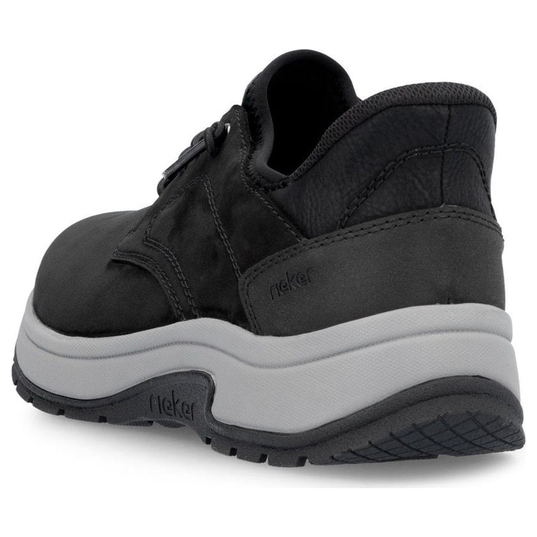 black casual closed men's shoes