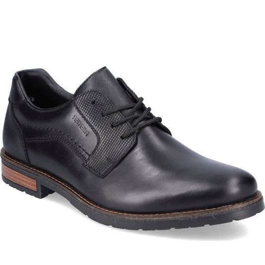 black elegant closed men's shoes